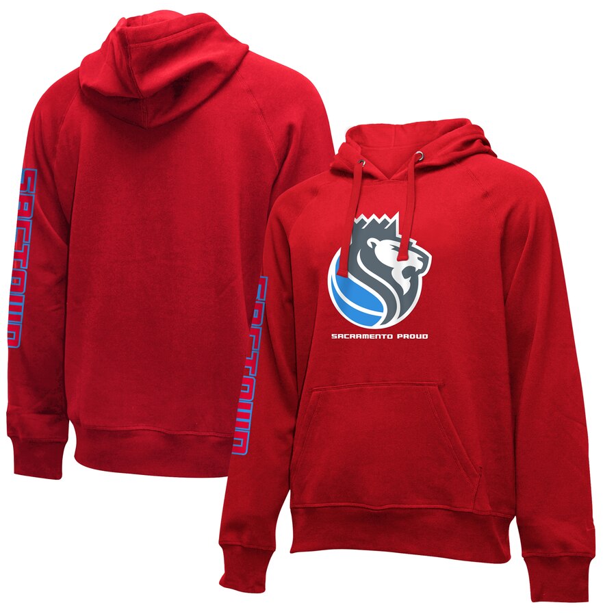 NBA Sacramento Kings New Era 201920 City Edition Pullover Hoodie Red